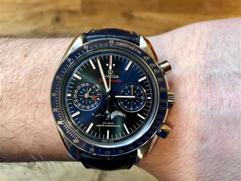 cream omega watch|Speedmaster Moonphase Watches .